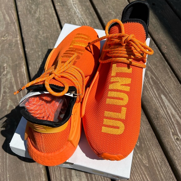 Adidas NMD HU Pharrell Williams Orange - Picture 1 of 11